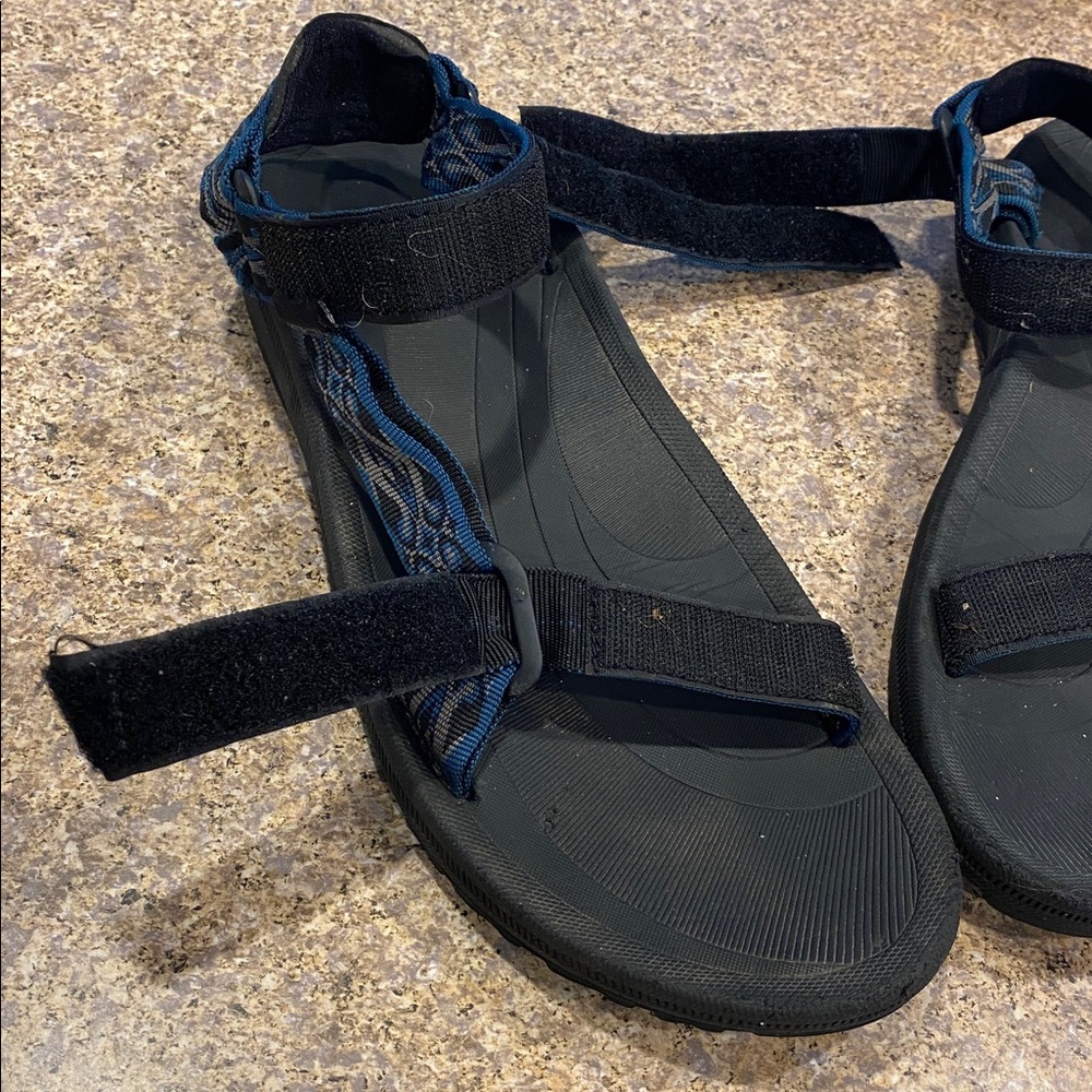 Teva Blue Black Gray Water Hiking Sport Sandals US Size 11 - Picture 13 of 17